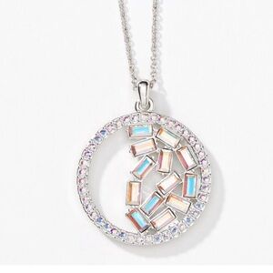 Touchstone Crystal Swarovski Break the Ice pendant Necklace